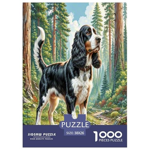 Amerikanischer Cocker Spaniel 1000 Teile Puzzle Für Erwachsene Herausforderndes Spiel Stressabbau-Puzzle Gedächtnis des Gehirns Trainieren Für Männer, Frauen, Ältere 38x26cm/1000pcs Amerikanischer Cocker Spaniel 1000 Teile Puzzle Für Erwachsene Herausforderndes Spiel Stressabbau-Puzzle Gedächtnis des Gehirns Trainieren Für Männer, Frauen, Ältere 38x26cm/1000pcs von JOFHYYSIE