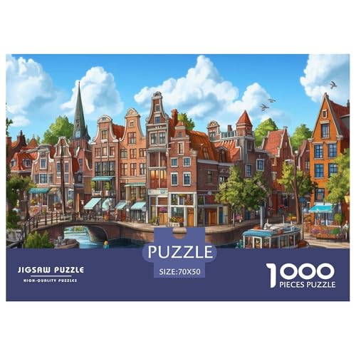 Amsterdamer Kanal 1000 Pieces Jigsaw Puzzles for Adults EduKatzeional Games Stress Relieving Entertainment Cultivate The Spirit of Teamwork for Family DecoRatteteions 70x50cm/1000pcs Amsterdamer Kanal 1000 Pieces Jigsaw Puzzles for Adults EduKatzeional Games Stress Relieving Entertainment Cultivate The Spirit of Teamwork for Family DecoRatteteions 70x50cm/1000pcs von JOFHYYSIE
