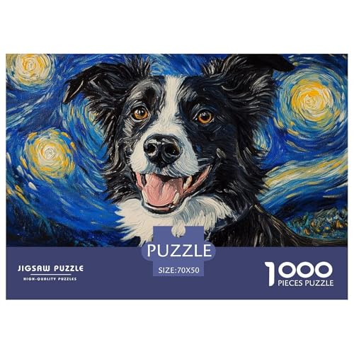 Australischer Schäfer 1000 Pieces Jigsaw Puzzles for Adults Challenging Game Stress Relieving Entertainment Exercise The Memory of The Brain for The Whole for Women, Gifts for Men 7 Australischer Schäfer 1000 Pieces Jigsaw Puzzles for Adults Challenging Game Stress Relieving Entertainment Exercise The Memory of The Brain for The Whole for Women, Gifts for Men 7 von JOFHYYSIE