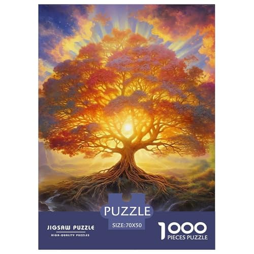 Baum des Lebens 1000 Teile Puzzle Für Erwachsene Bildungspiele Stresslindernde Unterhaltung Gedächtnis des Gehirns Trainieren Für Erwachsene Und Kinder Ab 14 Jahren 70x50cm/1000pcs Baum des Lebens 1000 Teile Puzzle Für Erwachsene Bildungspiele Stresslindernde Unterhaltung Gedächtnis des Gehirns Trainieren Für Erwachsene Und Kinder Ab 14 Jahren 70x50cm/1000pcs von JOFHYYSIE