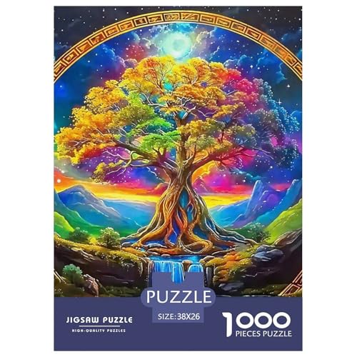 Baum des Lebens 1000 Teile Puzzle Für Erwachsene Herausforderndes Spiel Stresslindernde Unterhaltung Teamgeist Pflegen Für Erwachsene Geschenke 38x26cm/1000pcs Baum des Lebens 1000 Teile Puzzle Für Erwachsene Herausforderndes Spiel Stresslindernde Unterhaltung Teamgeist Pflegen Für Erwachsene Geschenke 38x26cm/1000pcs von JOFHYYSIE