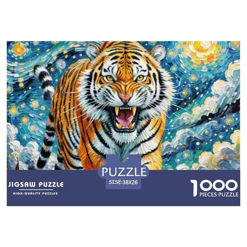 Bengalenen Tiger 1000 Piece Jigsaw Puzzle for Adults Family Challenge Toys Stress Relief Puzzle Cultivate The Spirit of Teamwork for Men, Women, Elders, Seniors 38x26cm/1000pcs Bengalenen Tiger 1000 Piece Jigsaw Puzzle for Adults Family Challenge Toys Stress Relief Puzzle Cultivate The Spirit of Teamwork for Men, Women, Elders, Seniors 38x26cm/1000pcs von JOFHYYSIE