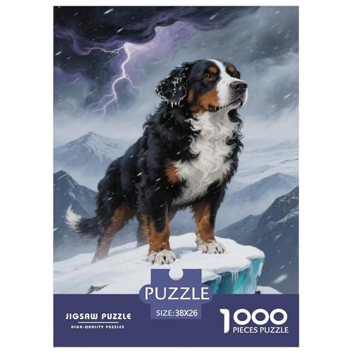 Berner Berghund 1000 Teile Puzzle Für Erwachsene Bildungspiele Stressabbau-Puzzle Gedächtnis des Gehirns Trainieren Für Familien-DekoRatteionen 38x26cm/1000pcs Berner Berghund 1000 Teile Puzzle Für Erwachsene Bildungspiele Stressabbau-Puzzle Gedächtnis des Gehirns Trainieren Für Familien-DekoRatteionen 38x26cm/1000pcs von JOFHYYSIE