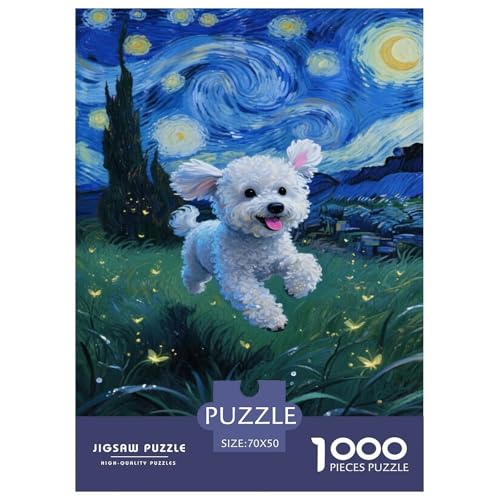 Bichon Frise 1000 Teile Puzzle Für Erwachsene Familien-Challenge-Spielzeuge Stressabbau-Puzzle Teamgeist Pflegen Für Familien-DekoRatteionen 70x50cm/1000pcs Bichon Frise 1000 Teile Puzzle Für Erwachsene Familien-Challenge-Spielzeuge Stressabbau-Puzzle Teamgeist Pflegen Für Familien-DekoRatteionen 70x50cm/1000pcs von JOFHYYSIE
