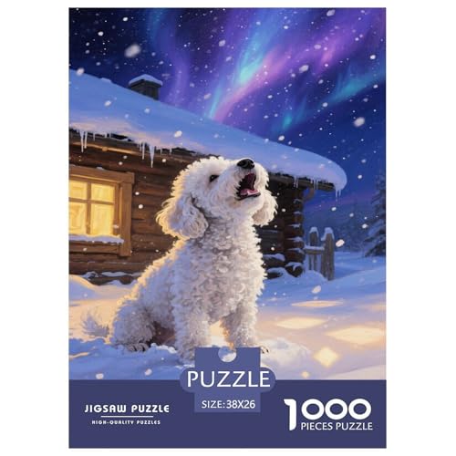 Bichon Frise 1000 Teile Puzzle Für Erwachsene Familien-Challenge-Spielzeuge Stresslindernde Unterhaltung Gedächtnis des Gehirns Trainieren Für Die Ganze Familie, Geschenke Für Frauen, Geschenke Bichon Frise 1000 Teile Puzzle Für Erwachsene Familien-Challenge-Spielzeuge Stresslindernde Unterhaltung Gedächtnis des Gehirns Trainieren Für Die Ganze Familie, Geschenke Für Frauen, Geschenke von JOFHYYSIE