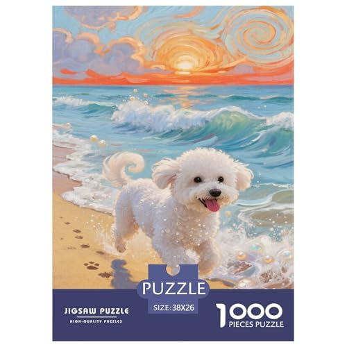 Bichon Frise 1000 Teile Puzzle Für Erwachsene Herausforderndes Spiel Stresslindernde Unterhaltung Teamgeist Pflegen Für Erwachsene Geschenke 38x26cm/1000pcs Bichon Frise 1000 Teile Puzzle Für Erwachsene Herausforderndes Spiel Stresslindernde Unterhaltung Teamgeist Pflegen Für Erwachsene Geschenke 38x26cm/1000pcs von JOFHYYSIE