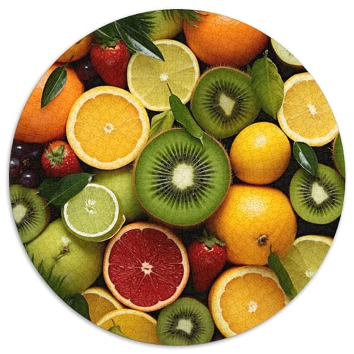 Bunte Früchte 1000 Teile Puzzle Für Erwachsene Familien-Challenge Stressabbau-Puzzle Teamgeist Pflegen Für Die Ganze Familie, Geschenke Für Frauen & Männer 1000pcs (67.5x67.5cm) von JOFHYYSIE