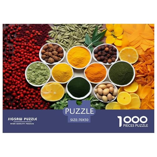 Bunte Gewürze 1000 Piece Jigsaw Puzzle for Adults EduKatzeional Games Stress Relief Puzzle Exercise The Memory of The Brain for Family DecoRatteteions 70x50cm/1000pcs Bunte Gewürze 1000 Piece Jigsaw Puzzle for Adults EduKatzeional Games Stress Relief Puzzle Exercise The Memory of The Brain for Family DecoRatteteions 70x50cm/1000pcs von JOFHYYSIE