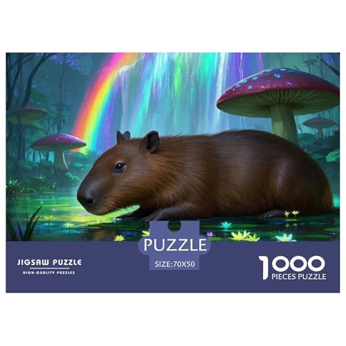 Capybara 1000 Piece Jigsaw Puzzle for Adults Challenging Game Stress Relief Puzzle Cultivate The Spirit of Teamwork for Family DecoRatteteions 70x50cm/1000pcs Capybara 1000 Piece Jigsaw Puzzle for Adults Challenging Game Stress Relief Puzzle Cultivate The Spirit of Teamwork for Family DecoRatteteions 70x50cm/1000pcs von JOFHYYSIE
