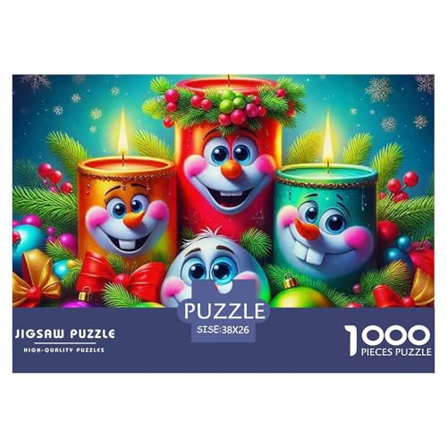 Cartoon Kerzen 1000 Teile Puzzle Für Erwachsene Bildungspiele Stressabbau-Puzzle Teamgeist Pflegen Für Erwachsene Und Kinder Ab 14 Jahren 38x26cm/1000pcs Cartoon Kerzen 1000 Teile Puzzle Für Erwachsene Bildungspiele Stressabbau-Puzzle Teamgeist Pflegen Für Erwachsene Und Kinder Ab 14 Jahren 38x26cm/1000pcs von JOFHYYSIE