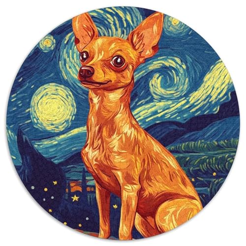 Chihuahua 1000 Teile Puzzle Für Erwachsene Bildungspiele Stresslindernde Unterhaltung Teamgeist Pflegen Für Die Ganze Familie, Geschenke Für Frauen & Männer 1000pcs (67.5x67.5cm) von JOFHYYSIE