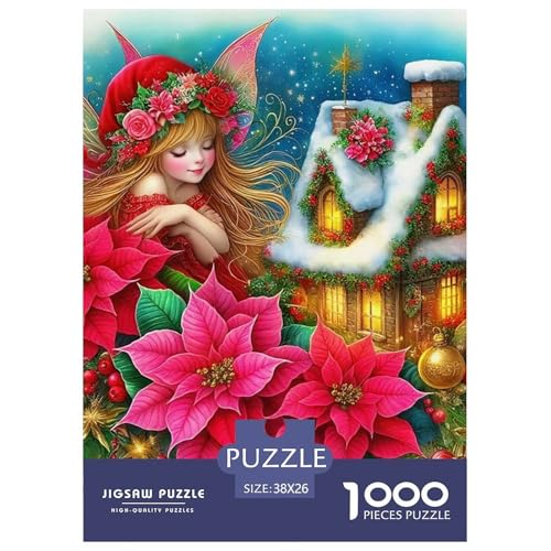 Christmas Fee 1000 Teile Puzzle Für Erwachsene Familien-Challenge-Spielzeuge Stressabbau-Puzzle Teamgeist Pflegen Für Familien-Dekorationen 38x26cm/1000pcs Christmas Fee 1000 Teile Puzzle Für Erwachsene Familien-Challenge-Spielzeuge Stressabbau-Puzzle Teamgeist Pflegen Für Familien-Dekorationen 38x26cm/1000pcs von JOFHYYSIE