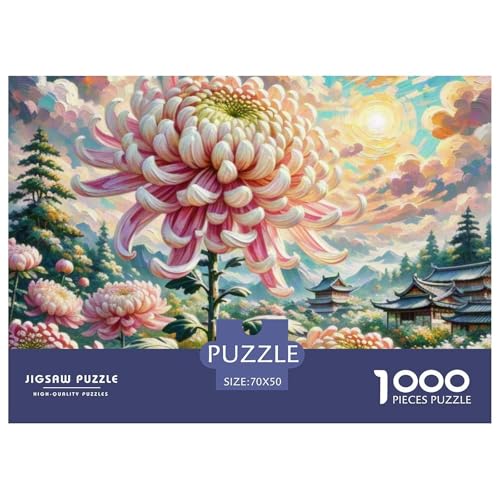 Chrysanthemen 1000 Pieces Jigsaw Puzzles for Adults Challenging Game Stress Relieving Entertainment Cultivate The Spirit of Teamwork for Adults and Kids, Age 12 Years Up 70x50cm/1000pcs Chrysanthemen 1000 Pieces Jigsaw Puzzles for Adults Challenging Game Stress Relieving Entertainment Cultivate The Spirit of Teamwork for Adults and Kids, Age 12 Years Up 70x50cm/1000pcs von JOFHYYSIE
