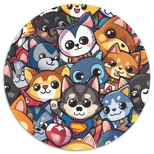 Corgi 1000 Piece Jigsaw Puzzle for Adults EduKatzeional Games Stress Relief Puzzle Exercise The Memory of The Brain for Men, Women, Elders, Seniors 1000pcs (67.5x67.5cm) von JOFHYYSIE