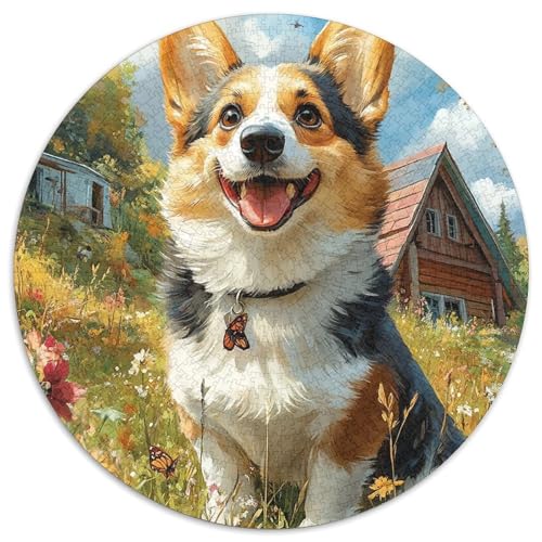 Corgi 1000 Teile Puzzle Für Erwachsene Bildungspiele Stresslindernde Unterhaltung Gedächtnis Trainieren Für Die Ganze Familie, Geschenke Für Frauen & Männer 1000pcs (67.5x67.5cm) von JOFHYYSIE