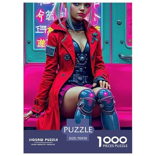 Cyberpunk 1000 Teile Puzzle Für Erwachsene Bildungspiele Stressabbau-Puzzle Teamgeist Pflegen Für Die Ganze Familie, Geschenke Für Frauen, Geschenke Für Männer 70x50cm/1000pcs Cyberpunk 1000 Teile Puzzle Für Erwachsene Bildungspiele Stressabbau-Puzzle Teamgeist Pflegen Für Die Ganze Familie, Geschenke Für Frauen, Geschenke Für Männer 70x50cm/1000pcs von JOFHYYSIE