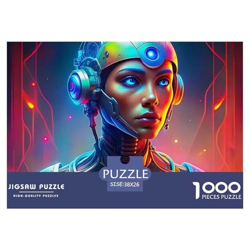 Cyberpunk 1000 Teile Puzzle Für Erwachsene Bildungspiele Stresslindernde Unterhaltung Teamgeist Pflegen Für Erwachsene Geschenke 38x26cm/1000pcs von JOFHYYSIE
