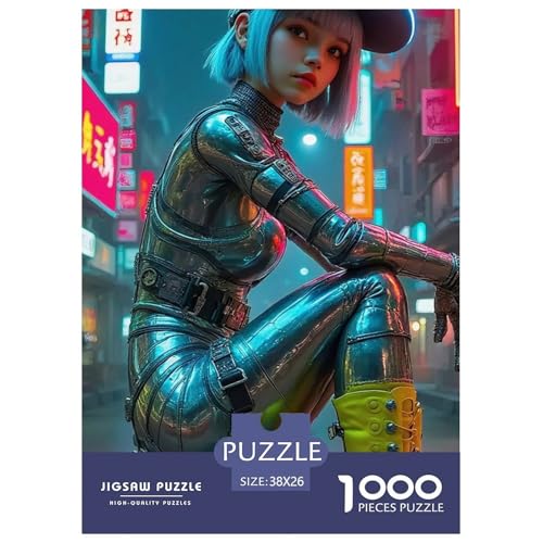 Cyberpunk 1000 Teile Puzzle Für Erwachsene Bildungspiele Stresslindernde Unterhaltung Teamgeist Pflegen Für Erwachsene Und Kinder Ab 14 Jahren 38x26cm/1000pcs Cyberpunk 1000 Teile Puzzle Für Erwachsene Bildungspiele Stresslindernde Unterhaltung Teamgeist Pflegen Für Erwachsene Und Kinder Ab 14 Jahren 38x26cm/1000pcs von JOFHYYSIE