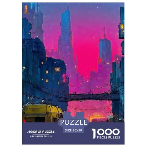 Cyberpunk 1000 Teile Puzzle Für Erwachsene Familien-Challenge-Spielzeuge Stressabbau-Puzzle Gedächtnis des Gehirns Trainieren Für Männer, Frauen, Ältere 70x50cm/1000pcs Cyberpunk 1000 Teile Puzzle Für Erwachsene Familien-Challenge-Spielzeuge Stressabbau-Puzzle Gedächtnis des Gehirns Trainieren Für Männer, Frauen, Ältere 70x50cm/1000pcs von JOFHYYSIE