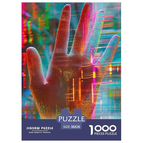 Cyberpunk 1000 Teile Puzzle Für Erwachsene Familien-Challenge-Spielzeuge Stressabbau-Puzzle Teamgeist Pflegen Für Erwachsene Geschenke 38x26cm/1000pcs von JOFHYYSIE