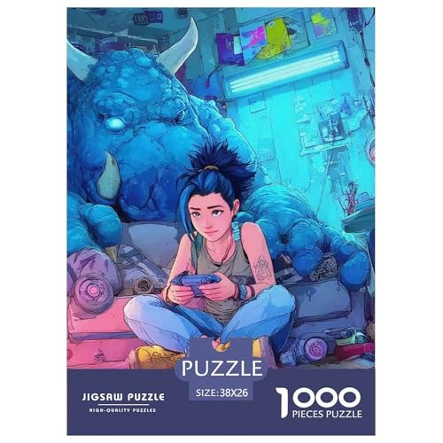 Cyberpunk 1000 Teile Puzzle Für Erwachsene Familien-Challenge-Spielzeuge Stresslindernde Unterhaltung Teamgeist Pflegen Für Familien-Dekorationen 38x26cm/1000pcs Cyberpunk 1000 Teile Puzzle Für Erwachsene Familien-Challenge-Spielzeuge Stresslindernde Unterhaltung Teamgeist Pflegen Für Familien-Dekorationen 38x26cm/1000pcs von JOFHYYSIE