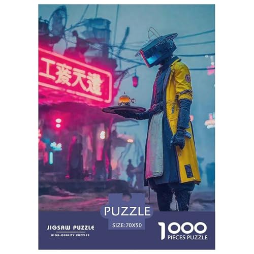 Cyberpunk 1000 Teile Puzzle Für Erwachsene Familien-Challenge-Spielzeuge Stresslindernde Unterhaltung Teamgeist Pflegen Für Männer, Frauen, Ältere 70x50cm/1000pcs Cyberpunk 1000 Teile Puzzle Für Erwachsene Familien-Challenge-Spielzeuge Stresslindernde Unterhaltung Teamgeist Pflegen Für Männer, Frauen, Ältere 70x50cm/1000pcs von JOFHYYSIE