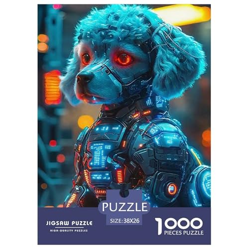 Cyberpunk 1000 Teile Puzzle Für Erwachsene Herausforderndes Spiel Stressabbau-Puzzle Gedächtnis des Gehirns Trainieren Für Die Ganze Familie, Geschenke Für Frauen, Geschenke Für Männer 38x26cm/1 von JOFHYYSIE