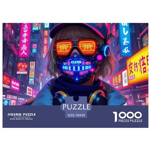 Cyberpunk 1000 Teile Puzzle Für Erwachsene Herausforderndes Spiel Stresslindernde Unterhaltung Gedächtnis des Gehirns Trainieren Für Die Ganze Familie, Geschenke Für Frauen, Geschenke Für Männer 70x5 Cyberpunk 1000 Teile Puzzle Für Erwachsene Herausforderndes Spiel Stresslindernde Unterhaltung Gedächtnis des Gehirns Trainieren Für Die Ganze Familie, Geschenke Für Frauen, Geschenke Für Männer 70x5 von JOFHYYSIE