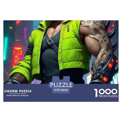 Cyberpunk 1000 Teile Puzzle Für Erwachsene Herausforderndes Spiel Stresslindernde Unterhaltung Teamgeist Pflegen Für Die Ganze Familie, Geschenke Für Frauen, Geschenke Für Männer 38x26cm/1000pcs Cyberpunk 1000 Teile Puzzle Für Erwachsene Herausforderndes Spiel Stresslindernde Unterhaltung Teamgeist Pflegen Für Die Ganze Familie, Geschenke Für Frauen, Geschenke Für Männer 38x26cm/1000pcs von JOFHYYSIE