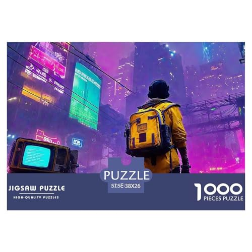 Cyberpunk 1000 Teile Puzzle Für Erwachsene Herausforderndes Spiel Stresslindernde Unterhaltung Teamgeist Pflegen Für Die Ganze Familie, Geschenke Für Frauen, Geschenke Für Männer 38x26cm/1000pcs Cyberpunk 1000 Teile Puzzle Für Erwachsene Herausforderndes Spiel Stresslindernde Unterhaltung Teamgeist Pflegen Für Die Ganze Familie, Geschenke Für Frauen, Geschenke Für Männer 38x26cm/1000pcs von JOFHYYSIE