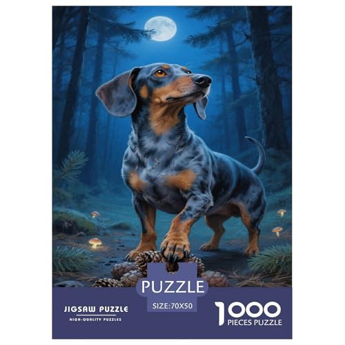 Dachshund 1000 Teile Puzzle Für Erwachsene Herausforderndes Spiel Stressabbau-Puzzle Teamgeist Pflegen Für Familien-DekoRatteionen 70x50cm/1000pcs Dachshund 1000 Teile Puzzle Für Erwachsene Herausforderndes Spiel Stressabbau-Puzzle Teamgeist Pflegen Für Familien-DekoRatteionen 70x50cm/1000pcs von JOFHYYSIE