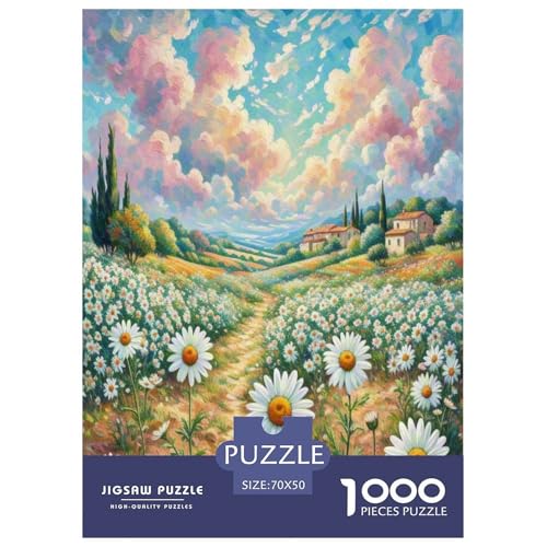 Daisy 1000 Teile Puzzle Für Erwachsene Herausforderndes Spiel Stresslindernde Unterhaltung Teamgeist Pflegen Für Männer, Frauen, Ältere 70x50cm/1000pcs Daisy 1000 Teile Puzzle Für Erwachsene Herausforderndes Spiel Stresslindernde Unterhaltung Teamgeist Pflegen Für Männer, Frauen, Ältere 70x50cm/1000pcs von JOFHYYSIE