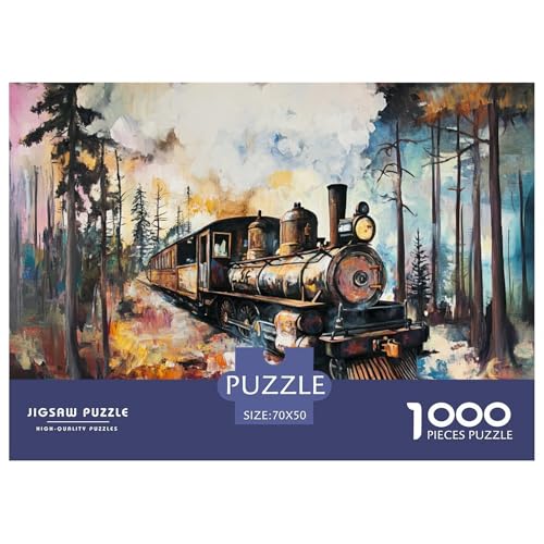 Dampfzug 1000 Piece Jigsaw Puzzle for Adults Challenging Game Stress Relief Puzzle Cultivate The Spirit of Teamwork for Adults Gifts 70x50cm/1000pcs Dampfzug 1000 Piece Jigsaw Puzzle for Adults Challenging Game Stress Relief Puzzle Cultivate The Spirit of Teamwork for Adults Gifts 70x50cm/1000pcs von JOFHYYSIE