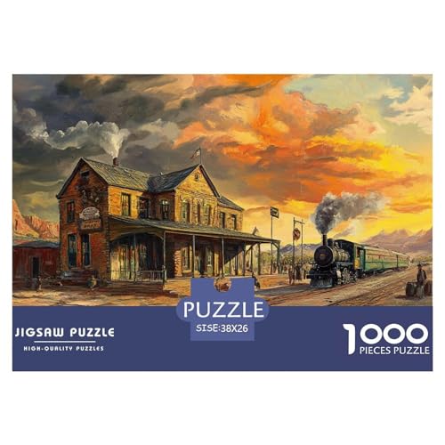 Dampfzug 1000 Piece Jigsaw Puzzle for Adults Family Challenge Toys Stress Relief Puzzle Exercise The Memory of The Brain for Family DecoRatteteions 38x26cm/1000pcs Dampfzug 1000 Piece Jigsaw Puzzle for Adults Family Challenge Toys Stress Relief Puzzle Exercise The Memory of The Brain for Family DecoRatteteions 38x26cm/1000pcs von JOFHYYSIE