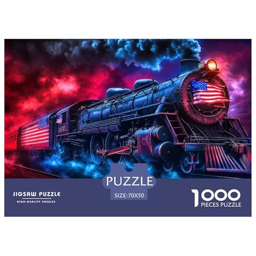 Dampfzug 1000 Pieces Jigsaw Puzzles for Adults EduKatzeional Games Stress Relieving Entertainment Exercise The Memory of The Brain for Family DecoRatteteions 70x50cm/1000pcs Dampfzug 1000 Pieces Jigsaw Puzzles for Adults EduKatzeional Games Stress Relieving Entertainment Exercise The Memory of The Brain for Family DecoRatteteions 70x50cm/1000pcs von JOFHYYSIE