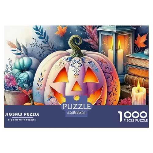 Dekorierte Kürbislaterne 1000 Teile Puzzle Für Erwachsene Bildungspiele Stresslindernde Unterhaltung Teamgeist Pflegen Für Erwachsene Geschenke 38x26cm/1000pcs Dekorierte Kürbislaterne 1000 Teile Puzzle Für Erwachsene Bildungspiele Stresslindernde Unterhaltung Teamgeist Pflegen Für Erwachsene Geschenke 38x26cm/1000pcs von JOFHYYSIE