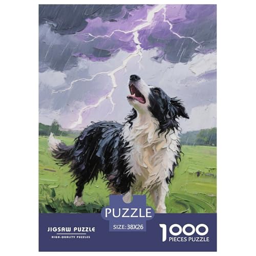 Der Border Collie 1000 Teile Puzzle Für Erwachsene Herausforderndes Spiel Stressabbau-Puzzle Teamgeist Pflegen Für Familien-DekoRatteionen 38x26cm/1000pcs Der Border Collie 1000 Teile Puzzle Für Erwachsene Herausforderndes Spiel Stressabbau-Puzzle Teamgeist Pflegen Für Familien-DekoRatteionen 38x26cm/1000pcs von JOFHYYSIE