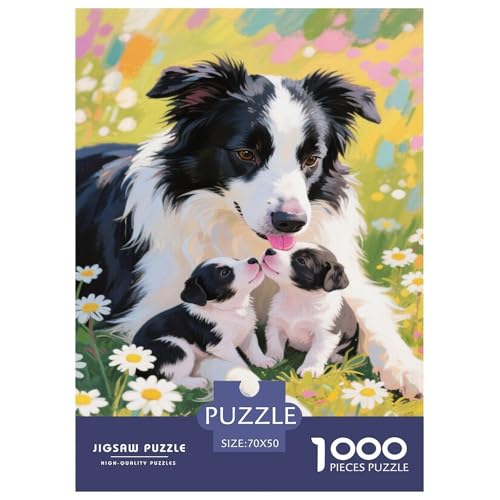 Der Border Collie 1000 Teile Puzzle Für Erwachsene Herausforderndes Spiel Stressabbau-Puzzle Teamgeist Pflegen Für Familien-DekoRatteionen 70x50cm/1000pcs Der Border Collie 1000 Teile Puzzle Für Erwachsene Herausforderndes Spiel Stressabbau-Puzzle Teamgeist Pflegen Für Familien-DekoRatteionen 70x50cm/1000pcs von JOFHYYSIE