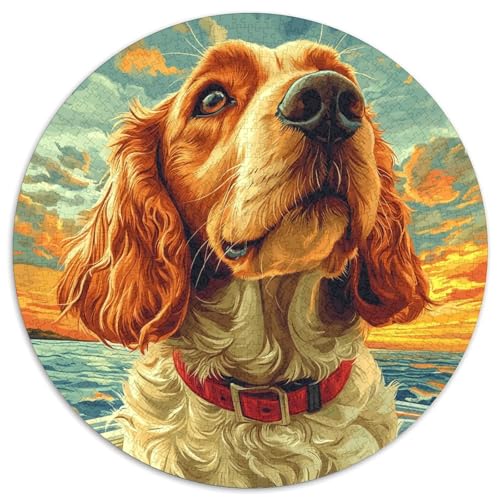 Der Labrador Retriever 1000 Teile Puzzle Für Erwachsene Herausforderung Stressabbau-Puzzle Gedächtnis Trainieren Für Die Ganze Familie, Geschenke Für Frauen & Männer 1000pcs (67.5x67.5cm) von JOFHYYSIE