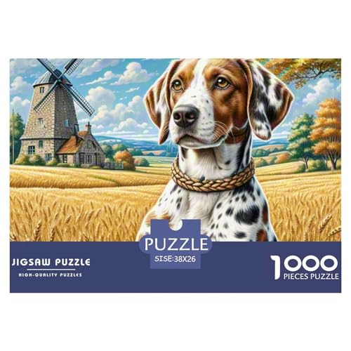 Deutscher kurzhaariger Zeiger 1000 Piece Jigsaw Puzzle for Adults Family Challenge Toys Stress Relief Puzzle Exercise The Memory of The Brain for Adults Gifts 38x26cm/1000pcs Deutscher kurzhaariger Zeiger 1000 Piece Jigsaw Puzzle for Adults Family Challenge Toys Stress Relief Puzzle Exercise The Memory of The Brain for Adults Gifts 38x26cm/1000pcs von JOFHYYSIE