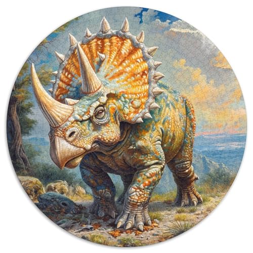 Dinosaurierier 1000 Pieces Jigsaw Puzzles for Adults EduKatzeional Games Stress Relieving Entertainment Cultivate The Spirit of Teamwork for Adults Gifts 1000pcs (67.5x67.5cm) von JOFHYYSIE