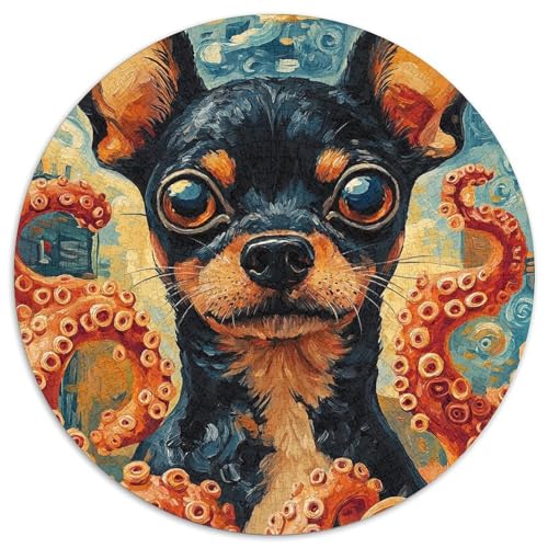 Doberman 1000 Teile Puzzle Für Erwachsene Familien-Challenge Stressabbau-Puzzle Teamgeist Pflegen Für Die Ganze Familie, Geschenke Für Frauen & Männer 1000pcs (67.5x67.5cm) von JOFHYYSIE