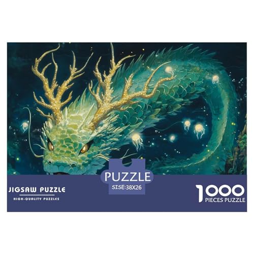 Drachen 1000 Piece Jigsaw Puzzle for Adults Challenging Game Stress Relief Puzzle Exercise The Memory of The Brain for Adults and Kids, Age 12 Years Up 38x26cm/1000pcs Drachen 1000 Piece Jigsaw Puzzle for Adults Challenging Game Stress Relief Puzzle Exercise The Memory of The Brain for Adults and Kids, Age 12 Years Up 38x26cm/1000pcs von JOFHYYSIE