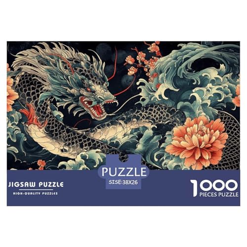 Drachen 1000 Pieces Jigsaw Puzzles for Adults Challenging Game Stress Relieving Entertainment Exercise The Memory of The Brain for Family DecoRatteteions 38x26cm/1000pcs Drachen 1000 Pieces Jigsaw Puzzles for Adults Challenging Game Stress Relieving Entertainment Exercise The Memory of The Brain for Family DecoRatteteions 38x26cm/1000pcs von JOFHYYSIE
