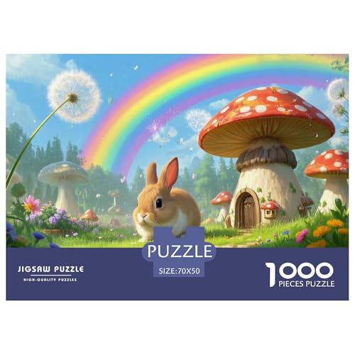 Dwarf Kaninchen 1000 Piece Jigsaw Puzzle for Adults Challenging Game Stress Relief Puzzle Exercise The Memory of The Brain for The Whole for Women, Gifts for Men 70x50cm/1000pcs Dwarf Kaninchen 1000 Piece Jigsaw Puzzle for Adults Challenging Game Stress Relief Puzzle Exercise The Memory of The Brain for The Whole for Women, Gifts for Men 70x50cm/1000pcs von JOFHYYSIE