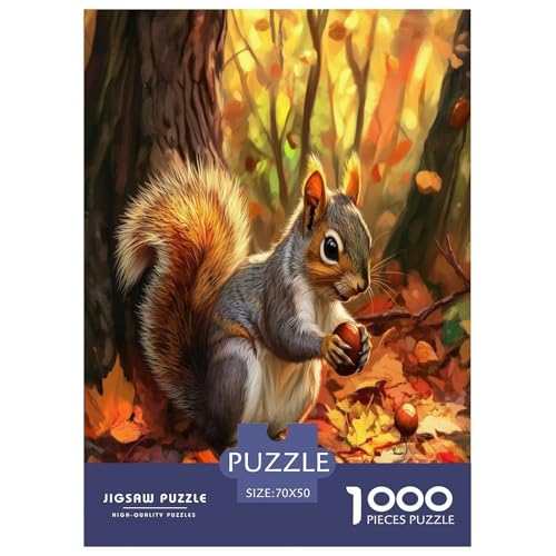 Eichhörnchen 1000 Teile Puzzle Für Erwachsene Familien-Challenge-Spielzeuge Stressabbau-Puzzle Teamgeist Pflegen Für Familien-DekoRatteionen 70x50cm/1000pcs Eichhörnchen 1000 Teile Puzzle Für Erwachsene Familien-Challenge-Spielzeuge Stressabbau-Puzzle Teamgeist Pflegen Für Familien-DekoRatteionen 70x50cm/1000pcs von JOFHYYSIE