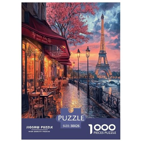 Eiffelturm 1000 Teile Puzzle Für Erwachsene Familien-Challenge-Spielzeuge Stressabbau-Puzzle Gedächtnis des Gehirns Trainieren Für Männer, Frauen, Ältere 38x26cm/1000pcs Eiffelturm 1000 Teile Puzzle Für Erwachsene Familien-Challenge-Spielzeuge Stressabbau-Puzzle Gedächtnis des Gehirns Trainieren Für Männer, Frauen, Ältere 38x26cm/1000pcs von JOFHYYSIE