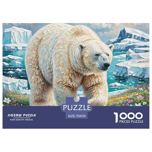 Eisbär 1000 Piece Jigsaw Puzzle for Adults Challenging Game Stress Relief Puzzle Exercise The Memory of The Brain for The Whole for Women, Gifts for Men 70x50cm/1000pcs Eisbär 1000 Piece Jigsaw Puzzle for Adults Challenging Game Stress Relief Puzzle Exercise The Memory of The Brain for The Whole for Women, Gifts for Men 70x50cm/1000pcs von JOFHYYSIE