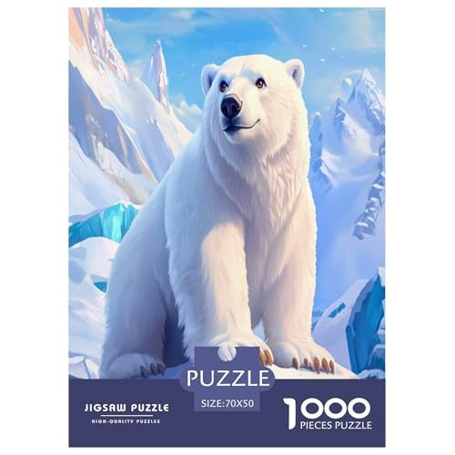 Eisbär 1000 Teile Puzzle Für Erwachsene Herausforderndes Spiel Stresslindernde Unterhaltung Teamgeist Pflegen Für Erwachsene Und Kinder Ab 14 Jahren 70x50cm/1000pcs Eisbär 1000 Teile Puzzle Für Erwachsene Herausforderndes Spiel Stresslindernde Unterhaltung Teamgeist Pflegen Für Erwachsene Und Kinder Ab 14 Jahren 70x50cm/1000pcs von JOFHYYSIE