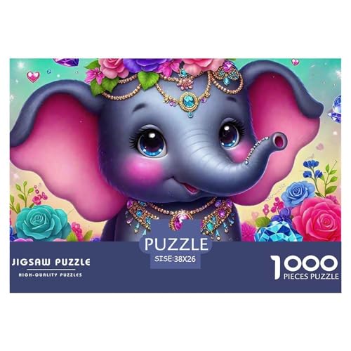 Elefanten 1000 Teile Puzzle Für Erwachsene Bildungspiele Stressabbau-Puzzle Gedächtnis des Gehirns Trainieren Für Erwachsene Und Kinder Ab 14 Jahren 38x26cm/1000pcs Elefanten 1000 Teile Puzzle Für Erwachsene Bildungspiele Stressabbau-Puzzle Gedächtnis des Gehirns Trainieren Für Erwachsene Und Kinder Ab 14 Jahren 38x26cm/1000pcs von JOFHYYSIE